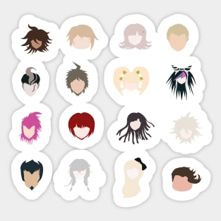 danganronpa 2 minimalised Sticker